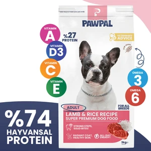 Kuzu Etli Süper Premium Yetişkin Köpek Maması 3 kg - Düşük Tahıllı