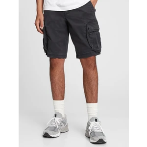 Erkek Siyah 11" GapFlex Kargo Şort