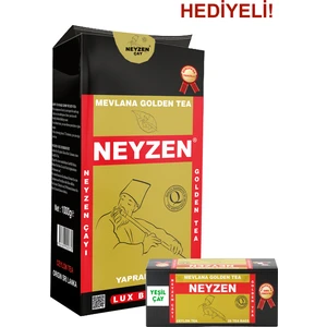 Neyzen Çay Golden Tea Siyah Dökme Çay 1000GR Mevlana Saf Yaprak Çay Sallama Poşet Çay Hediyeli  - (Orjinal) Sri Lanka'nın Efsane Incisi