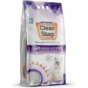 Clean Step  Aktif Karbonlu Lavanta Kokulu Ince Taneli Topaklanan Bentonit Kedi Kumu 5 Lt
