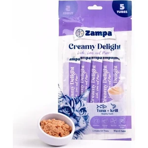 Creamy Delight Ton Balıklı & Krill Kedi Krema Ödül Maması – 16gr x 5
