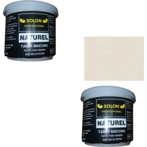 2 Adet Ahşap masif ve Kaplama Tamir Macunu Naturel 240 Gr.