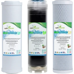 Naturalsnet 3 Lü Filtre Seti Ön Set Açık Kasa Tip 10"
