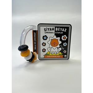 Siyah Beyaz Çıngıraklı Kitaplar - Hayvanlar