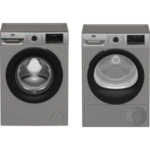 Cmxd 9120 S Gri Çamaşır Makinesi + Kmx 90 S Gri Kurutma Makinesi