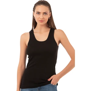 Özkan Underwear 0111 Kadın Pamuklu Ribana Biyeli Kalın Askılı Atlet