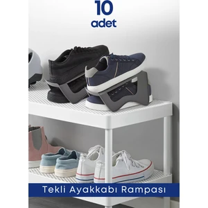 Grimor Life 10 Lu Tekli Ayakkabı Rampası Ayakkabı Düzenleyici Dolap Içi Organizer
