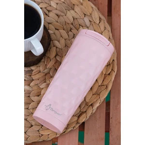 PENGUEN-3025 Pembe Mug Termos 500ML
