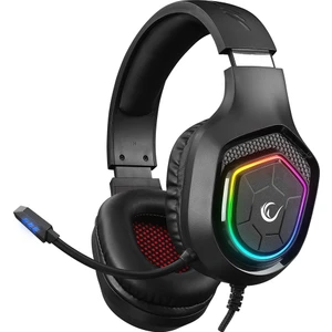 RM-K90 Vector Siyah Rgb LED Type-C Gaming Mikrofonlu Oyuncu Kulaklığı