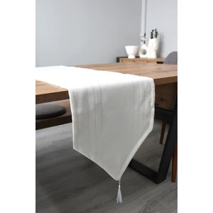 Dede Ev Tekstil Colber Düz Keten Tek Runner 35 x 140