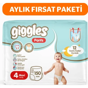 Pants Külotlu Bebek Bezi 4 Numara Maxi 150 Adet