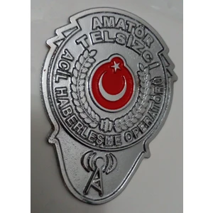 Telsiz Operatörü,amatör Telsizci,cüzdan Rozeti Al.sadece Çağrı Kodu Bulunan Alabilir.sivile Satılmaz.