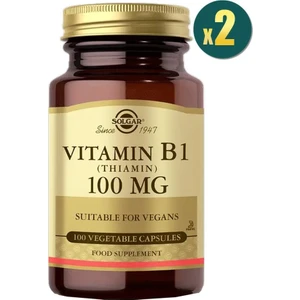 Vitamin B1 (Thiamin) 100 Mg 100 Kapsül 2 Adet