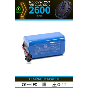 Eufy Robovac 25 C Batarya 14.4V 2600MAH Akıllı Robot Süpürge Pili