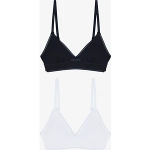 My First Bra Basic Rib 2li Çok Renkli Sütyen