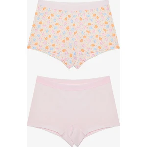 Kız Çocuk Happy Balloons 2li Çok Renkli Boxer