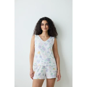 Love More Printed Çok Renkli  Atlet