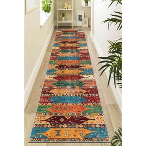 Çok Renkli Klasik Motifli Kesme Rulo Özel Ölçü Yolluk AR1086