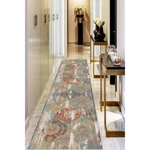 Renkli Kaymaz Klasik Motifli Özel Ölçü Rulo Yolluk AR650