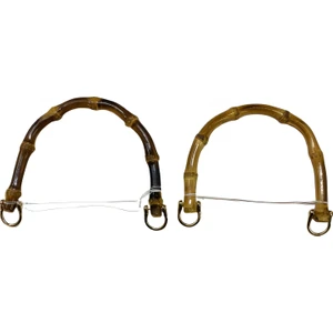 Elegant Bambu Çanta Sapı U  Model 15 cm Uk4