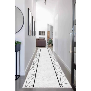 Viva Home Gri Kaymaz Çerçeveli Kesme Rulo Özel Ölçülü Yolluk AR369