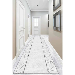 Viva Home Silver Kaymaz Çerçeveli Kesme Rulo Özel Ölçülü Yolluk AR255