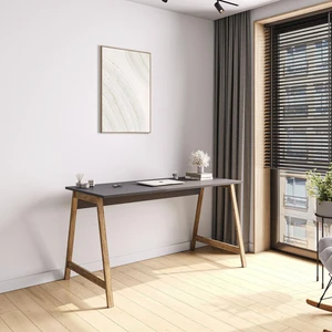 Denge Çalışma Masası 120  cm  Antrasit Ceviz