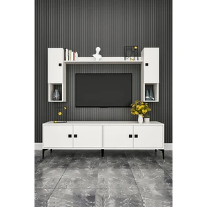 Happylife Furniture Design MDF Tv Ünitesi 180  cm  Dolaplı Raflı