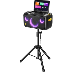 Partybox Hoparlör Standlı Break X1 460W Karaoke Bluetooth Hoparlör Seti