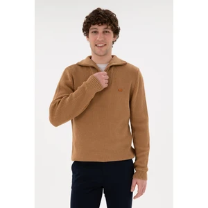 U.S. Polo Assn. Erkek Camel Kazak /triko 50297047-VR015