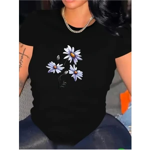 Papatya Desenli Nasic T-Shirt