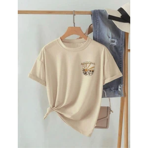 Arizona Baskılı Basic T-Shirt