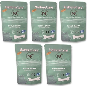 Yeni Nesil  Burun Bandı Nefes Alma Aparatı 5'li Set Şeffaf 66*19 mm