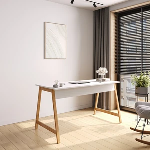 Denge Çalışma Masası 120  cm  Beyaz Meşe