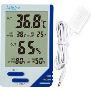 Life Net Medikal Dijital Termometre Isı ve Nem Ölçer Al-6