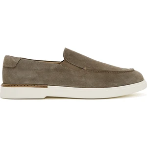 Erkek Bej Süet Deri Casual Loafer 25SFD612210