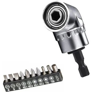 11 Parça Vidalama Uç Seti Köşe ve Kör Nokta Vidalama Adaptörü