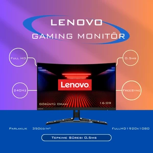 27 Inç Full Hd 240Hz( 0.5ms Pivot Freesync Kavisli Gaming Monitör