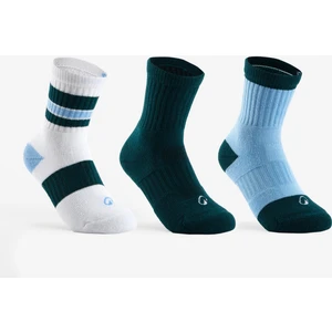 Çocuk Tenis Çorabı - Uzun Konçlu - 3 Çift - Beyaz/Mavi - RS 500