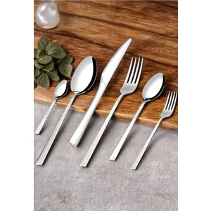 Tuana 36 Parça Sade 6 Kişilik Çelik Çatal & Kaşık & Bıçak Takımı