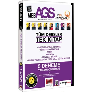 Yargı Yayınevi   2025 MEB AGS Anka Serisi Tüm Dersler Tamamı Çözümlü 5 Deneme