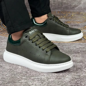 Haki Renk Mcqueen Style Spor Ayakkabı Günlük Sneaker Ortopedik Tabanlı 310