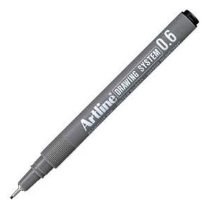 Artlıne 0.6 mm Siyah Çizim Kalemi Drawıng System 236