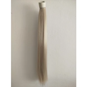 Küllü Sarı Renk Düz At Kuyruğu Cıtçıtlı Saç Postiş Takma Saç 60 cm Isıya Dayanıklı