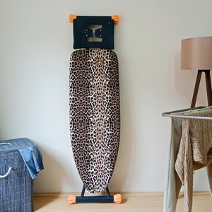 Asev Home Ipli Ayarlanabilir Stoperli 300GR/M2 Keçeli Büyük Boy Ütü Masası Kılıfı Örtüsü Bezi 55X140 cm Leopar
