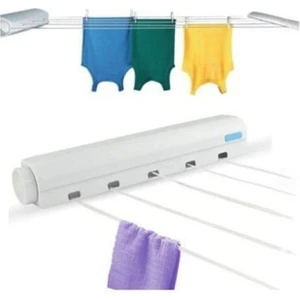 Bigsale Çek-As Askı Dört Ipli Çamaşır Kurutma Askısı Duvara Monte Kurutmalık