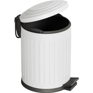 Aqua Bagno Midas  Çöp Kovası -Pedallı 5 Lt. , Beyaz