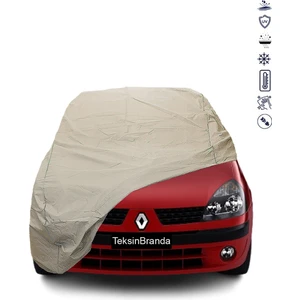 Renault Clio 2 (1998 - 2005) Hb Araba Brandası Su Geçirmez Branda Miflonlu Uv Korumalı Oto Branda