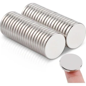 Dünya Magnet 10 Adet 12X1.5 mm Neodyum Mıknatıs Dekoratif Magnet Güçlü Çekim