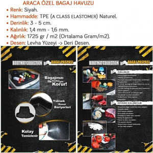 Byd Seal Sedan 2024+ Bagaj Havuzu